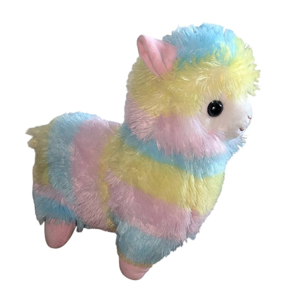 Amuse Alpacasso Rainbow Alpaca Plush Stuffed Animal Stuffy 12 inches - Picture 2 of 7